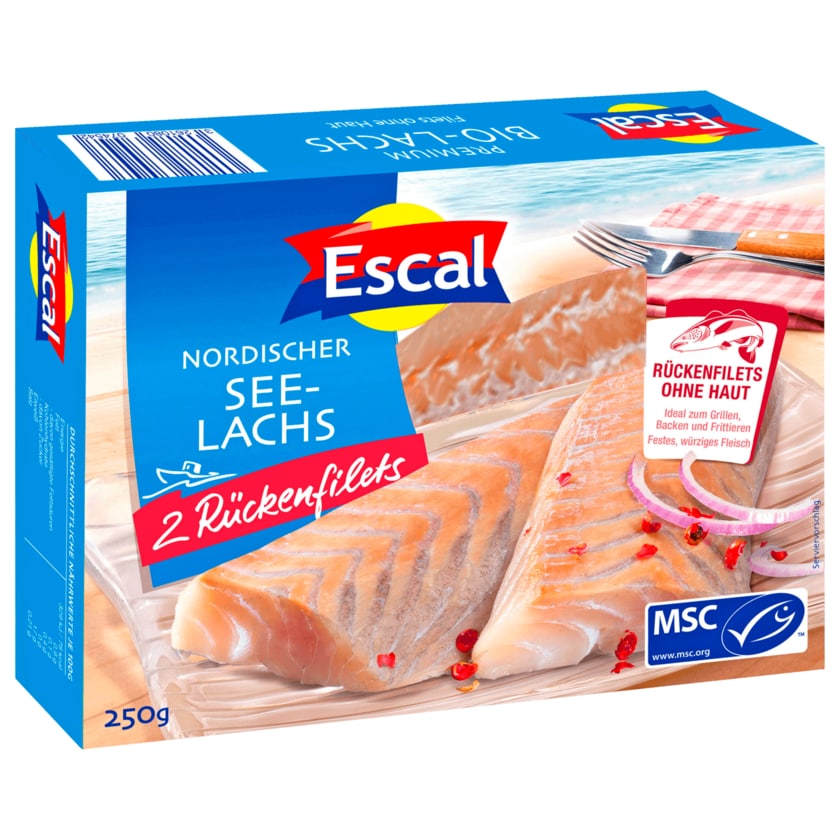 Escal Seelachs Rückenfilets 250g